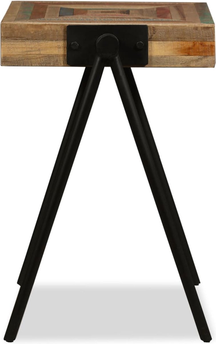 Vidaxl Bijzettafel Massief Hergebruikt Teakhout - Bruin