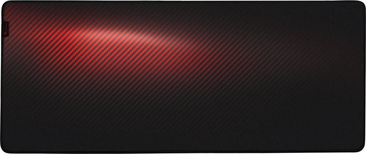 Genesis Carbon 500 Ultra Blaze Game-muismat Zwart, - Rood