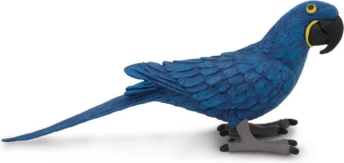 Safari Speelgoed Figuure Ara Papegaai Van Plastic 11 Cm - Blauw