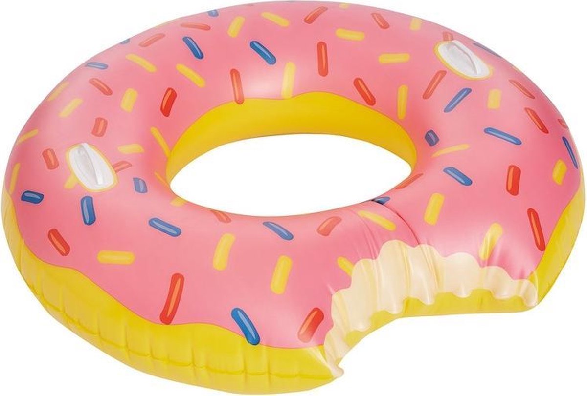 Opblaasbaar Donut Zwemband / Zwemring 104 Cm - Zwembanden - Zwemringen - Roze