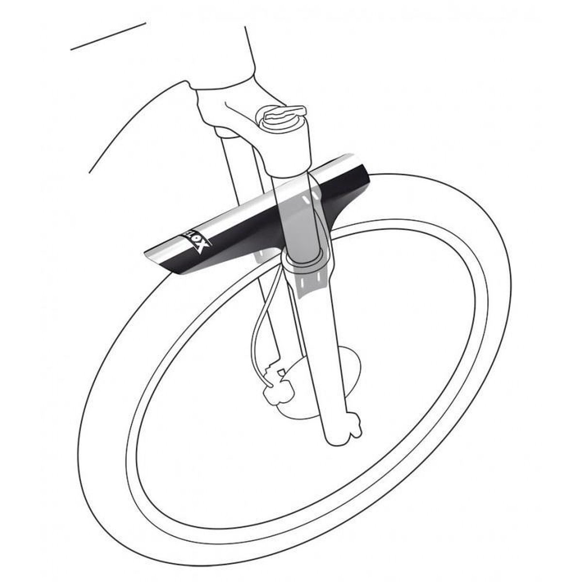 Velox Voorspatbord Camouflage - Groen