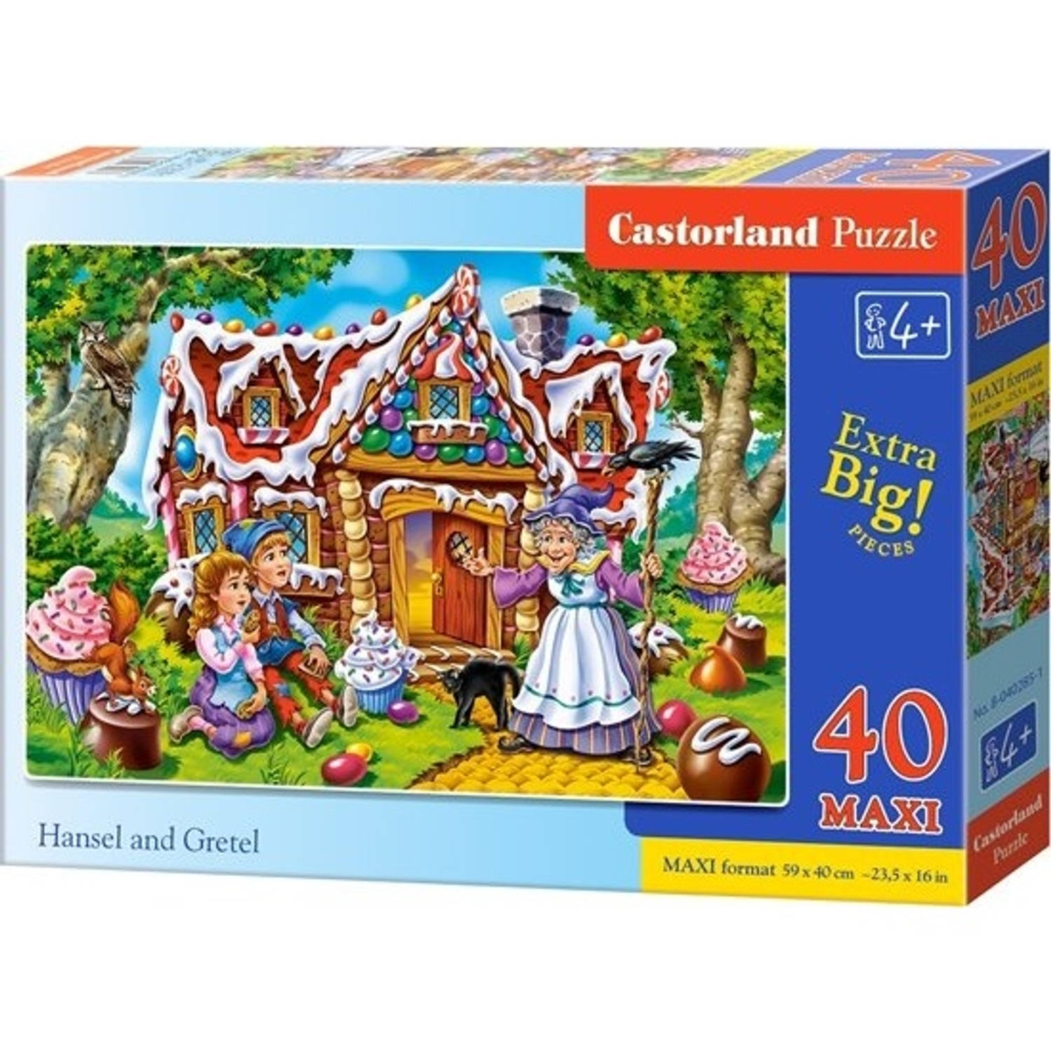 Castorland Legpuzzel Hansel And Gretel 40 Maxi Stukjes