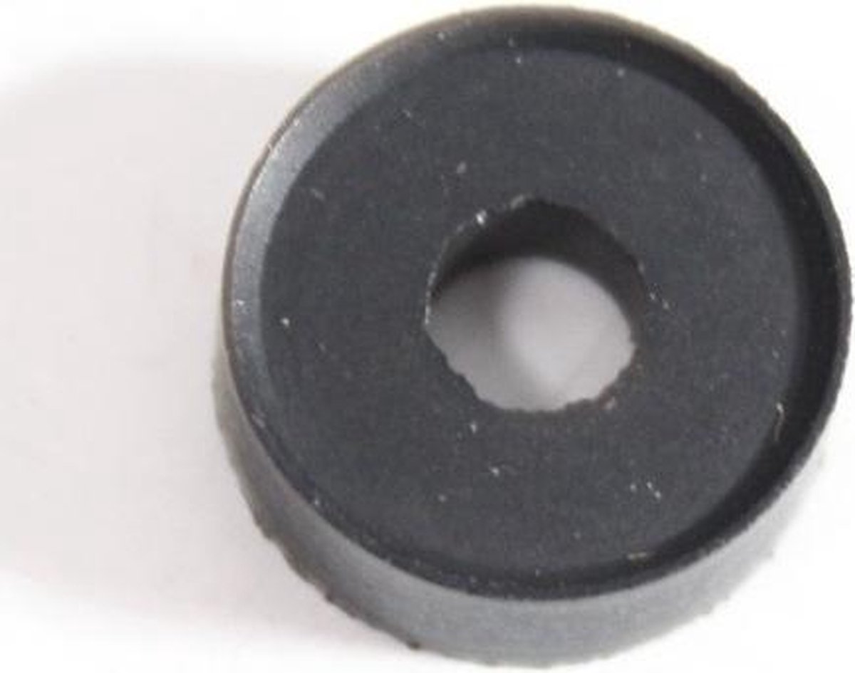 Alligator Vwp Rubber Compressor Nippel Fiets - Zwart