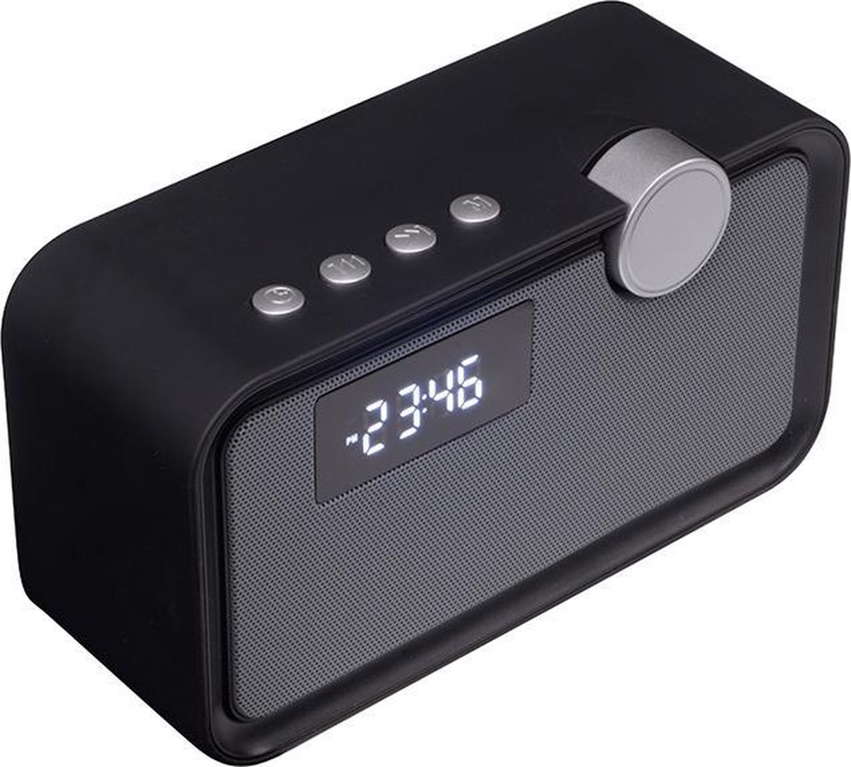 Tracer - Buzz Bt Speaker - Fm - Klok - Alarm Speaker - - Zwart