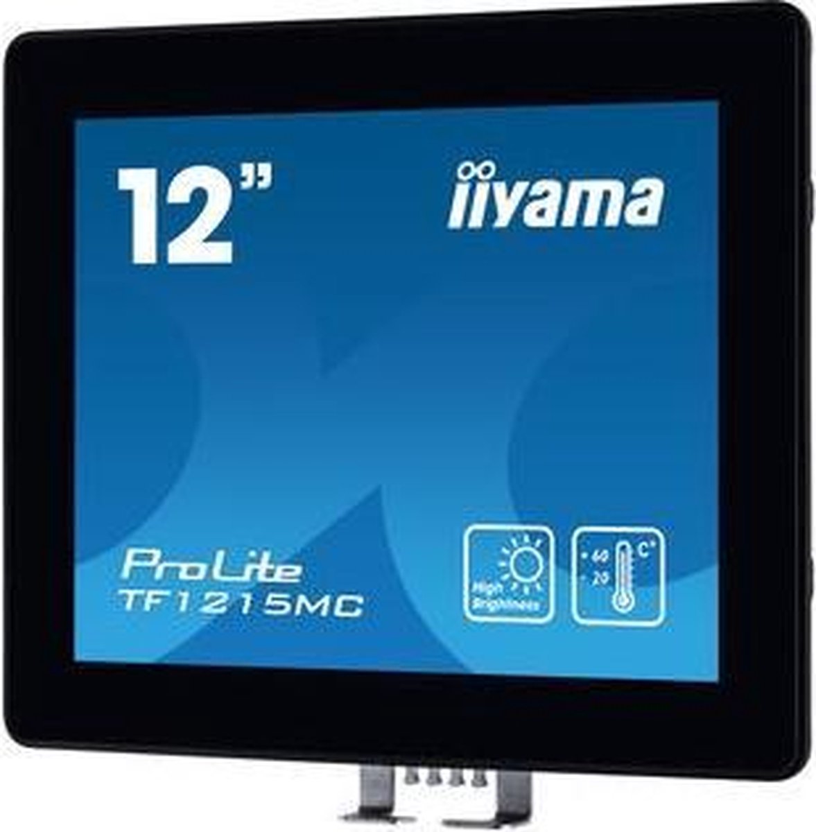 iiyama ProLite TF1215MC-B1 touch screen-monitor 30,7 cm (12.1 ) 1024 x 768 Pixels Multi-touch - Zwart
