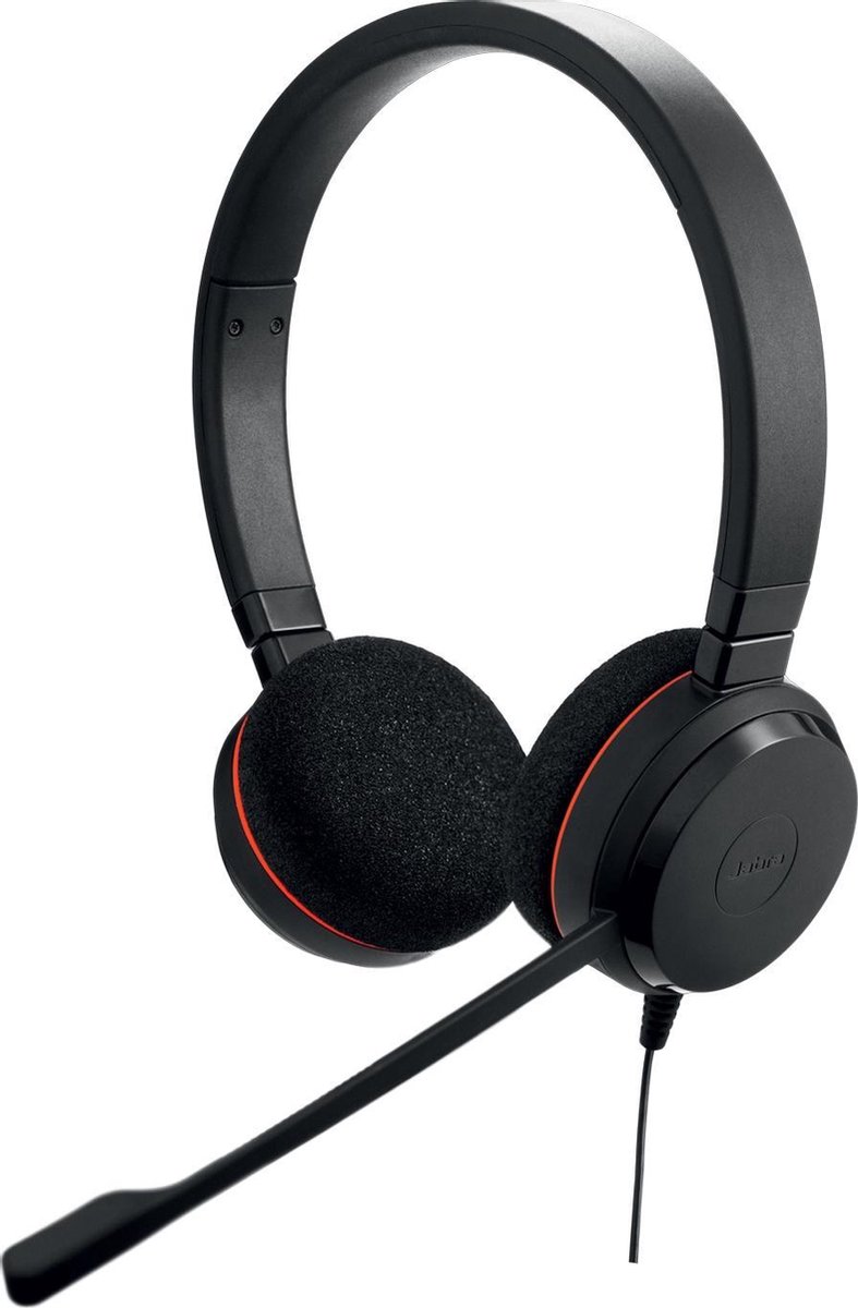 Jabra Evolve 20 UC Stereo Bedrade Office Headset - Negro