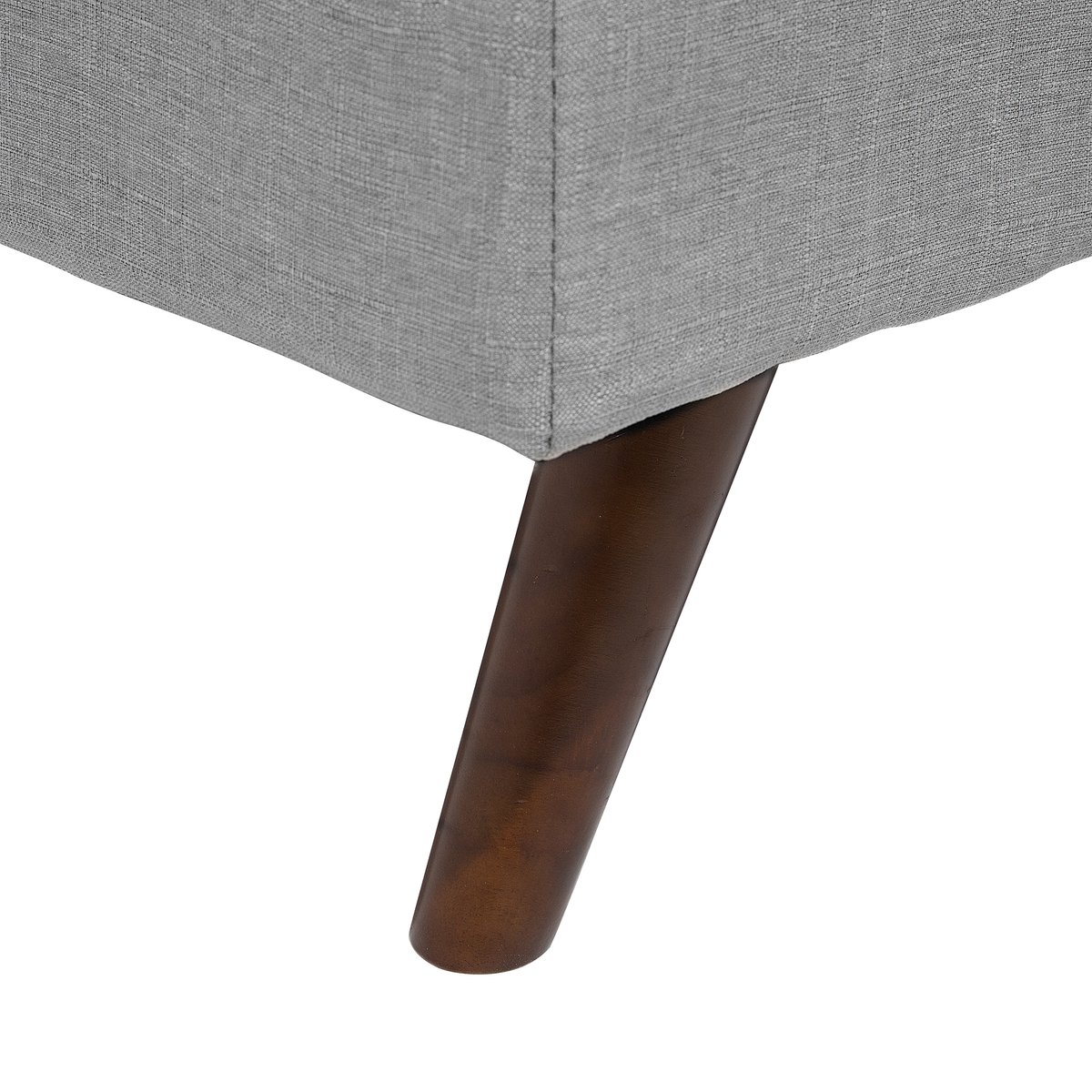 Beliani Ronne Slaapbank Polyester 95 X 180 Cm - Grijs