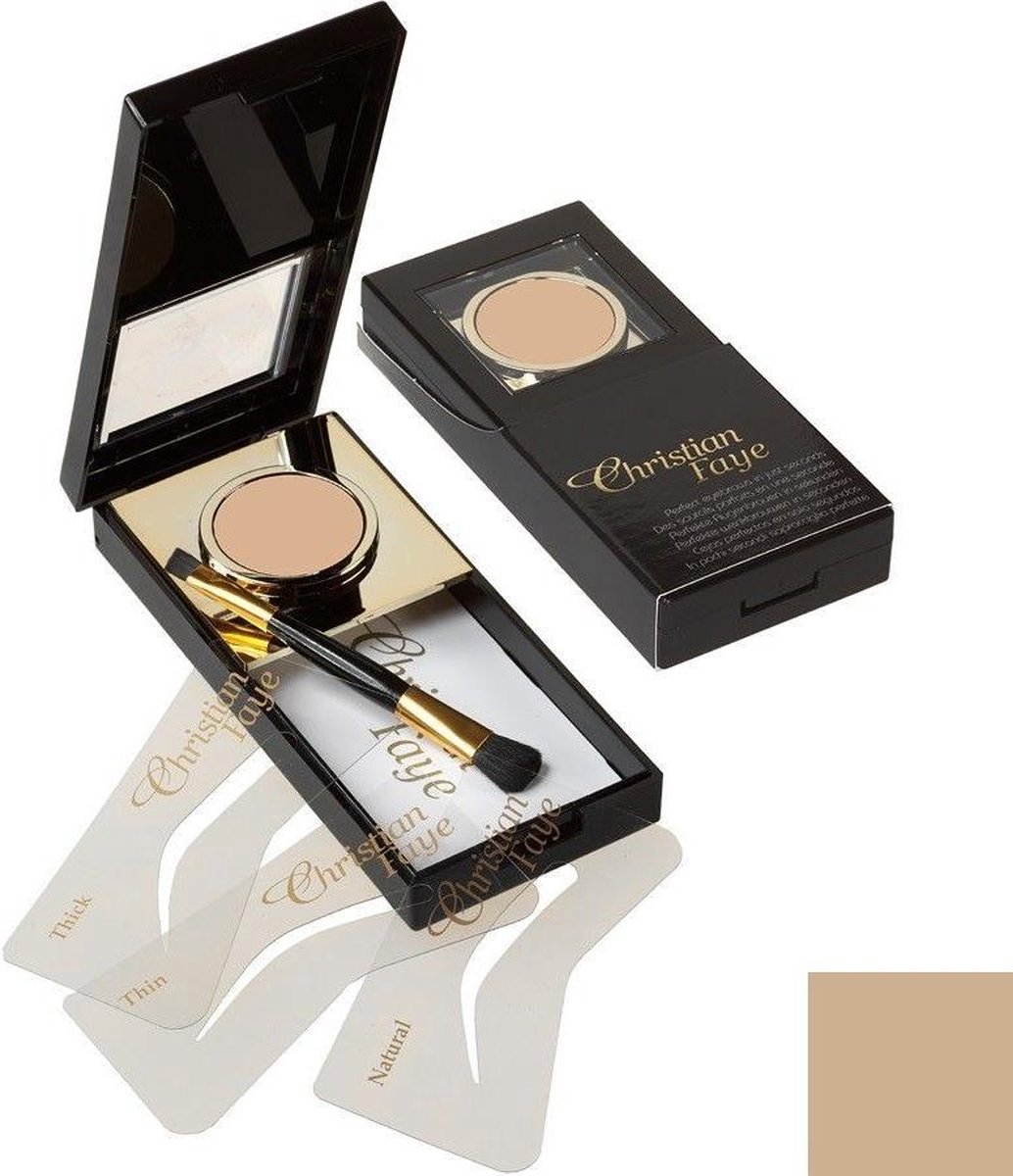 Christian Faye Taupe Eyebrow Powder Wenkbrauwpoeder 3g - Silver