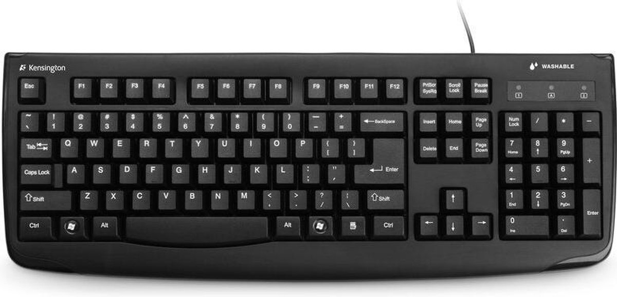 Kensington K64407WW toetsenbord USB QWERTY Engels - Zwart