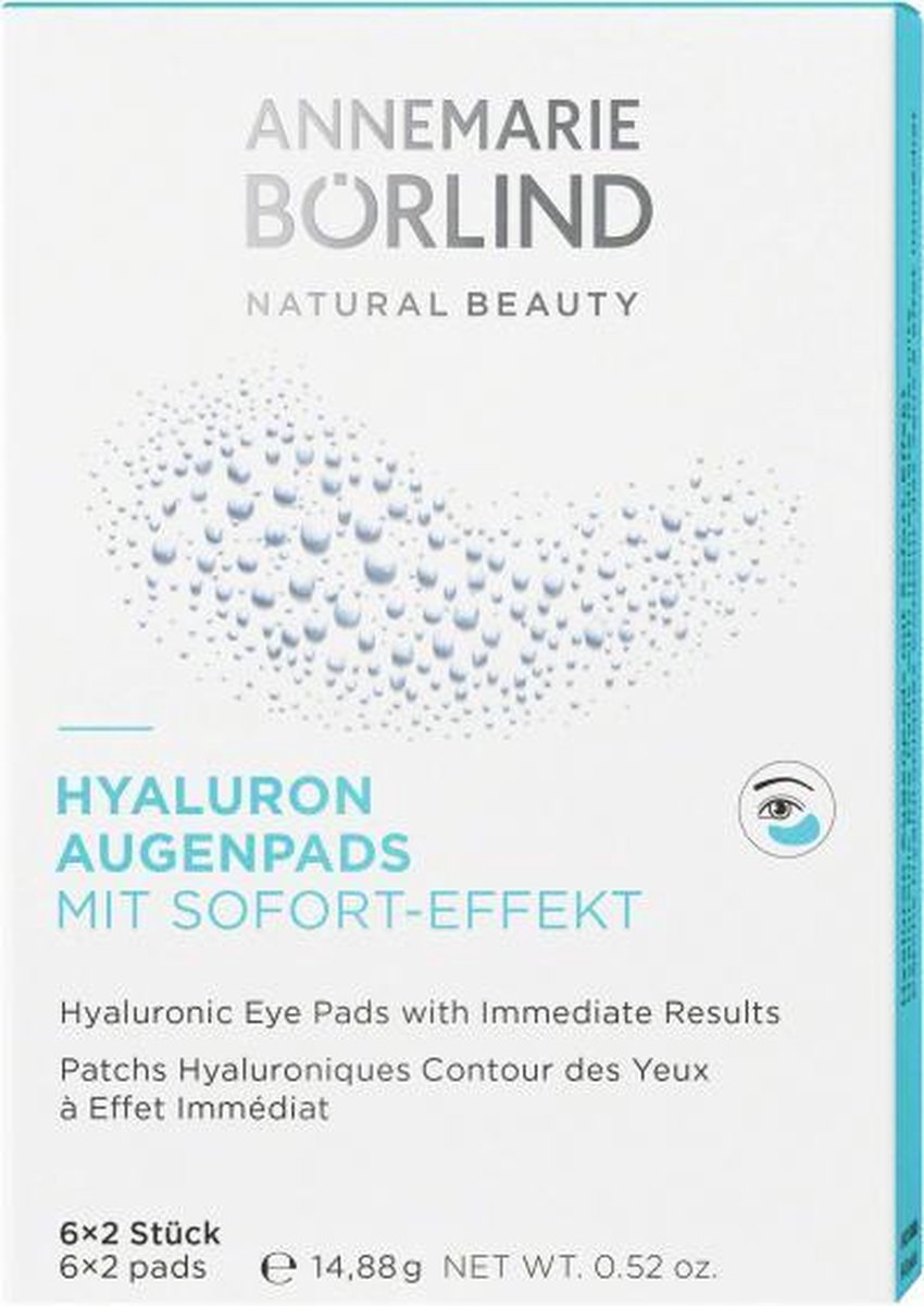 Annemarie Börlind Hyaluronic Eye Pads Oogverzorging