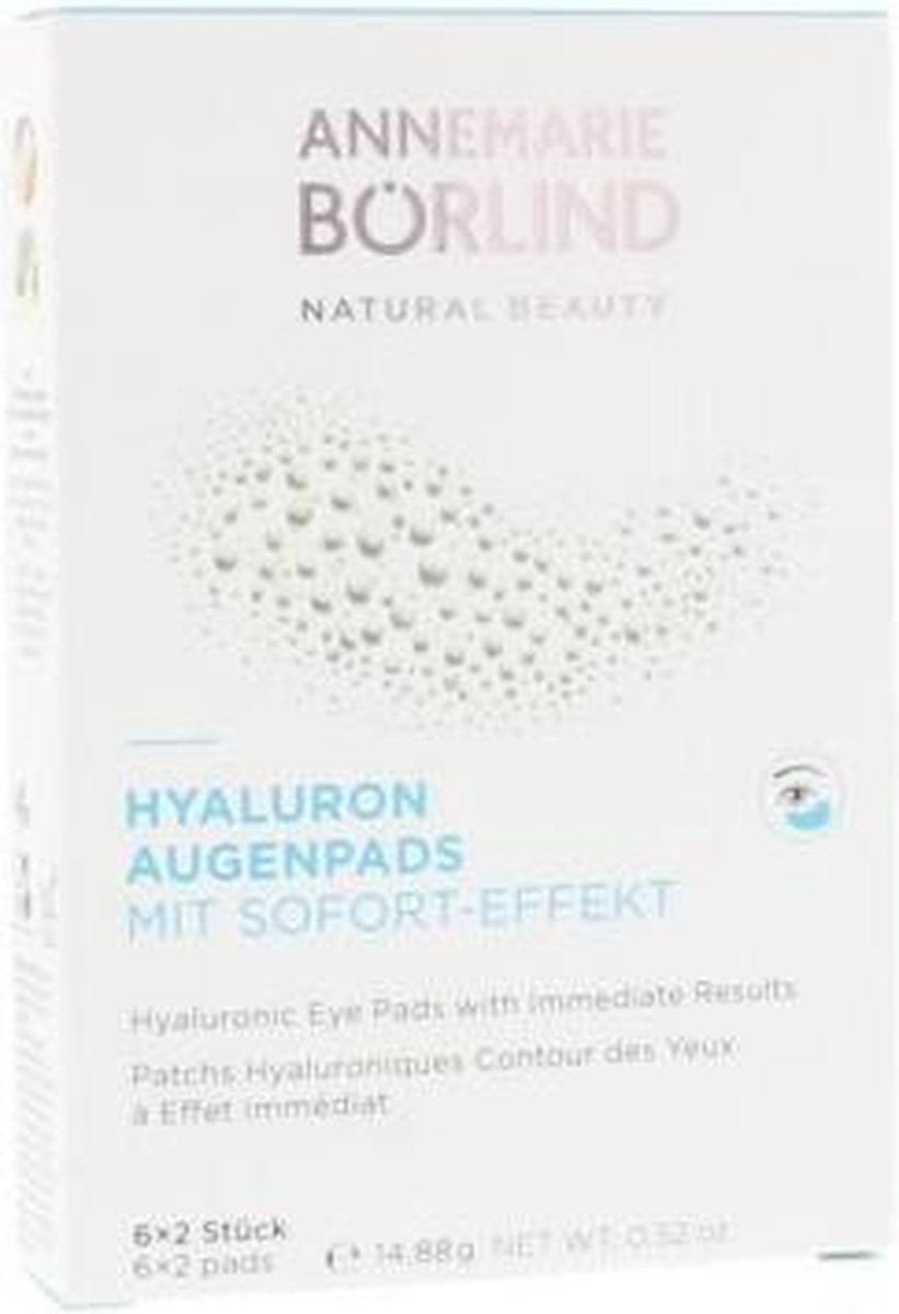 Annemarie Börlind Hyaluronic Eye Pads Oogverzorging