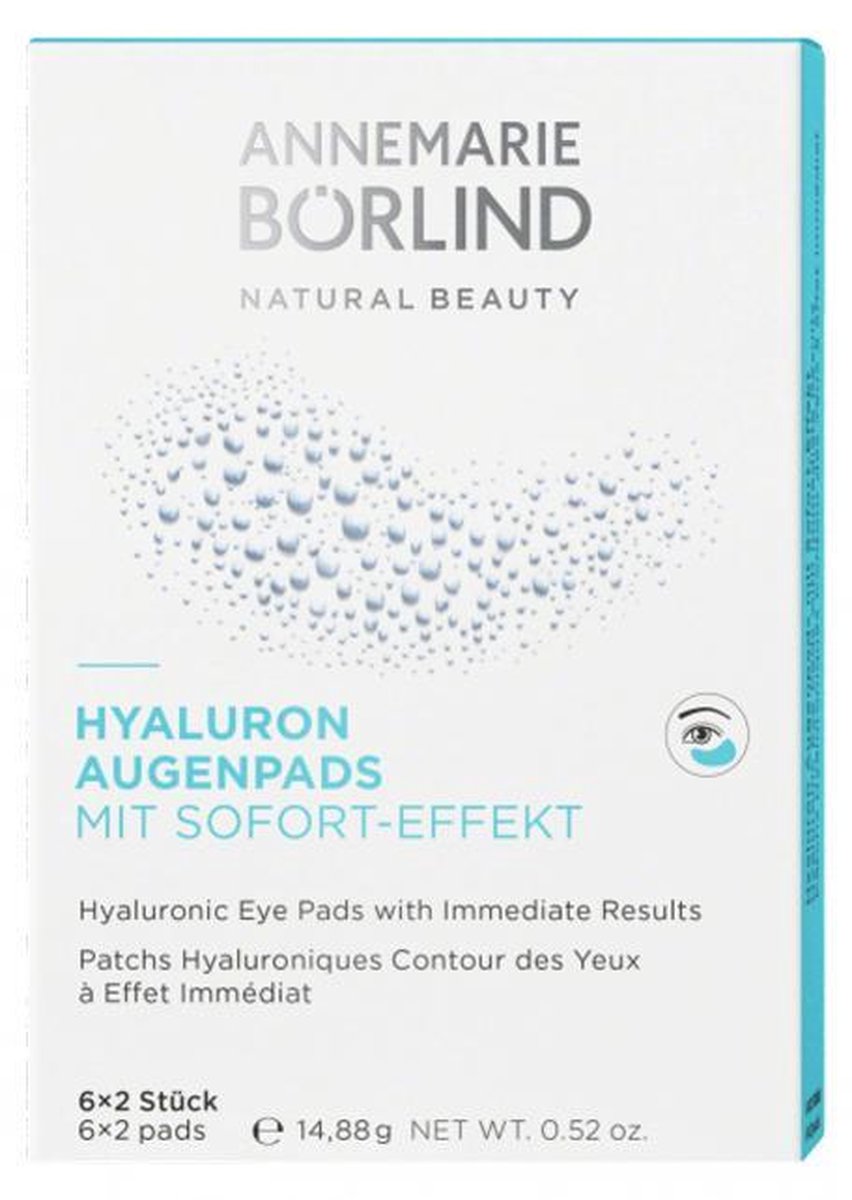 Annemarie Börlind Hyaluronic Eye Pads Oogverzorging