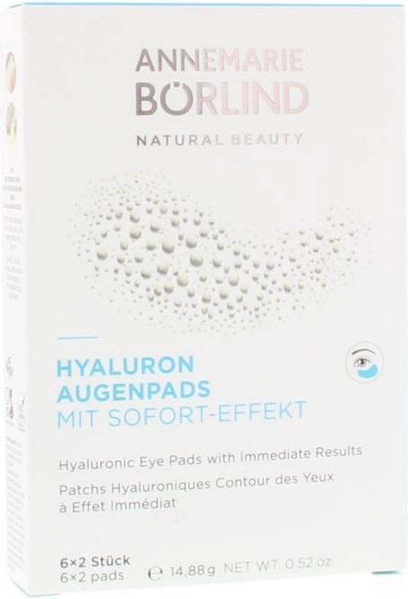 Annemarie Börlind Hyaluronic Eye Pads Oogverzorging