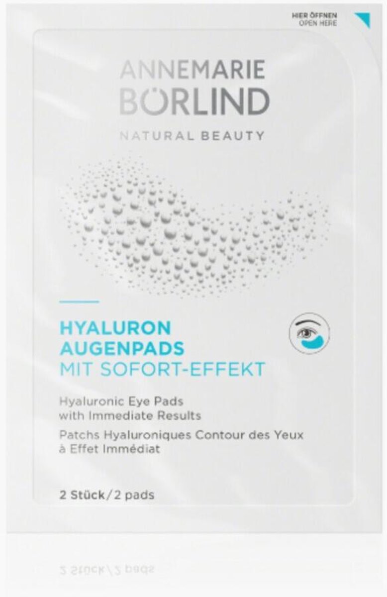 Annemarie Börlind Hyaluronic Eye Pads Oogverzorging