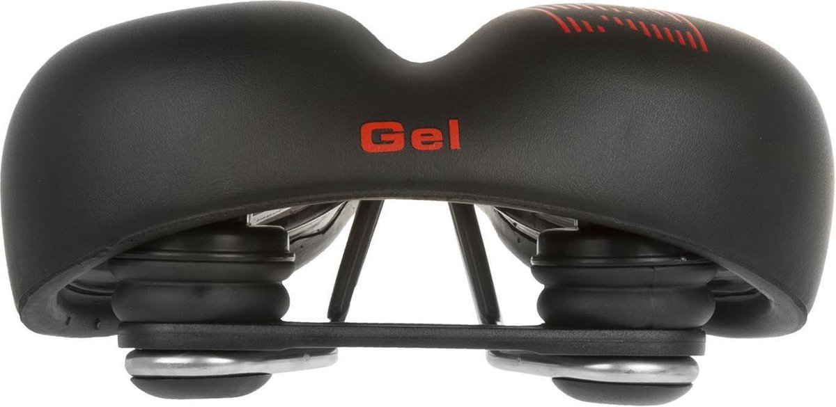 Velo Zadel Plush Gel Elasto Dames (Vacuum Technology) - Zwart