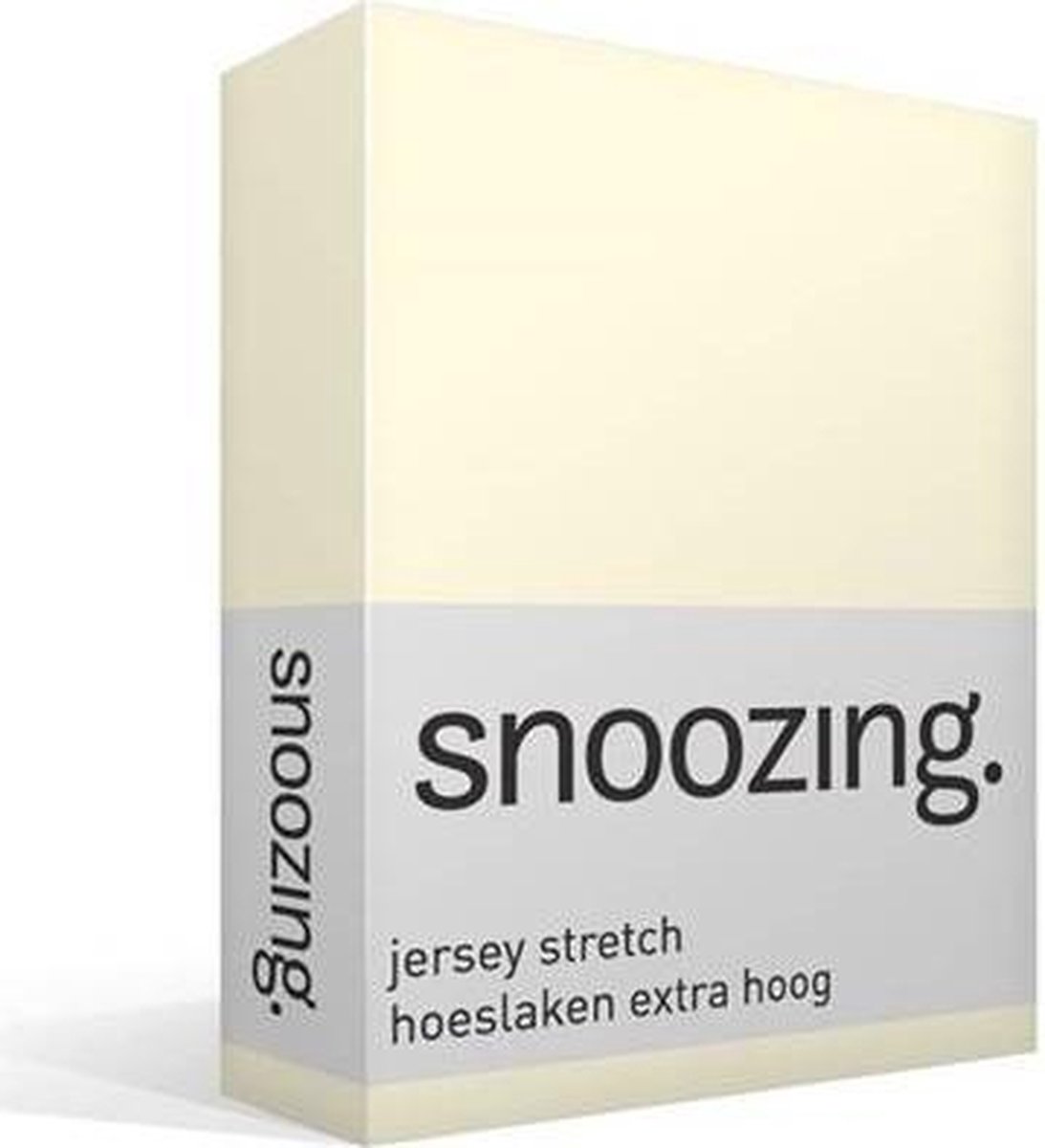 Snoozing Stretch - Hoeslaken - Extra Hoog - 160/180x200/220/210 - Ivoor - Wit