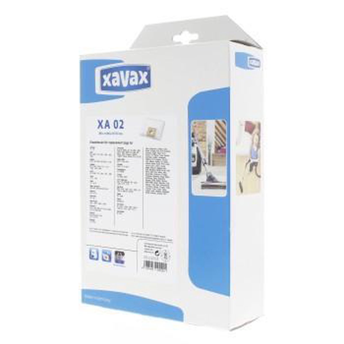 Xavax Stofzuigerzak Xa 02 /Doos 4 Stuks + 1 Filter
