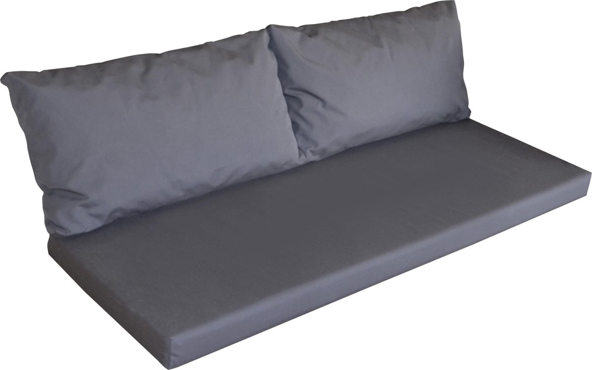 Wood4you - Loungeset 6 Douglashout 240x200 Cm - Incl Kussens L-vorm - Bruin