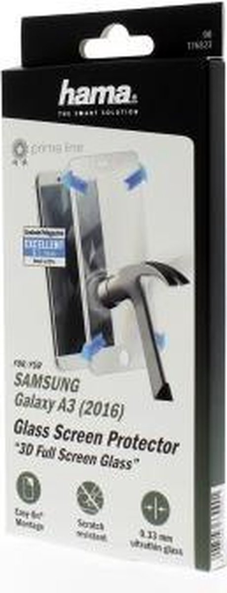 Hama 3d-full-screen-beschermglas Voor Samsung Galaxy A3 (2016) - Wit
