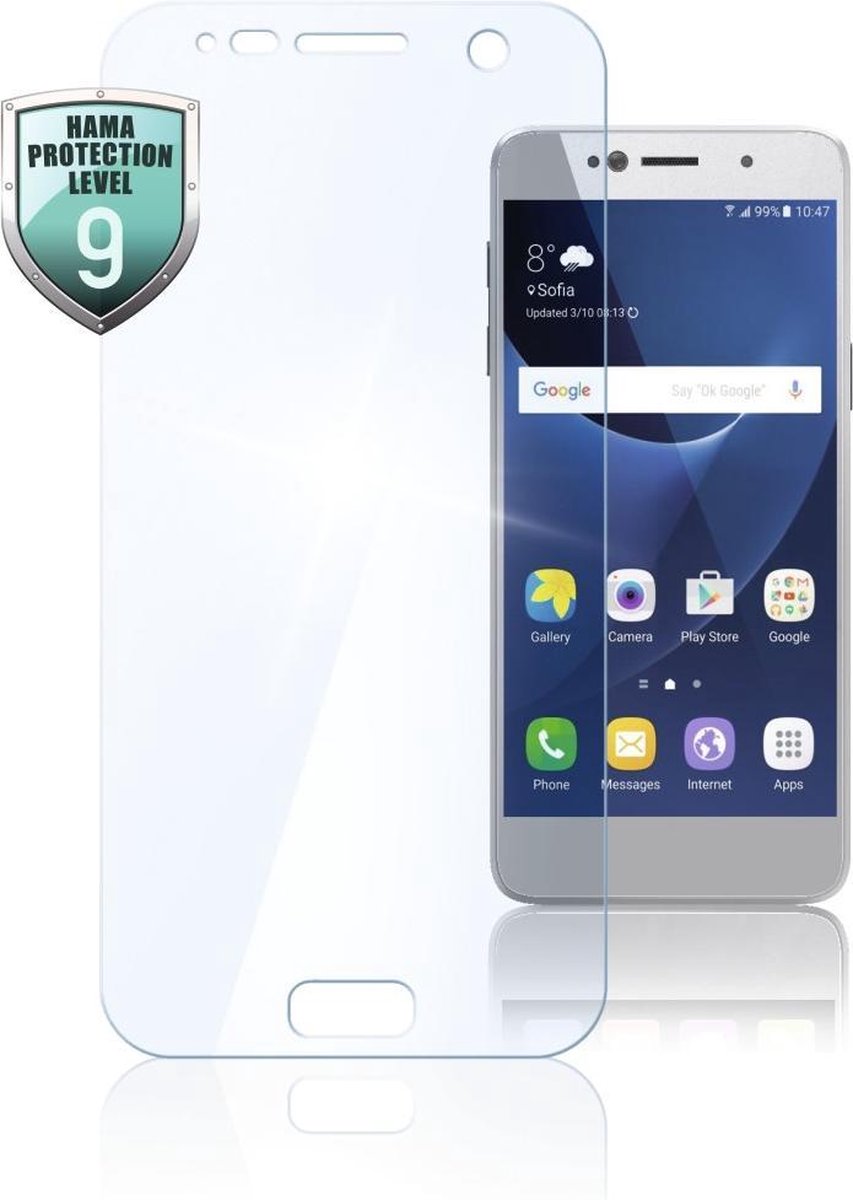 Hama Glazen Displaybescherming Premium Crystal Glass Voor Samsung Galaxy S7