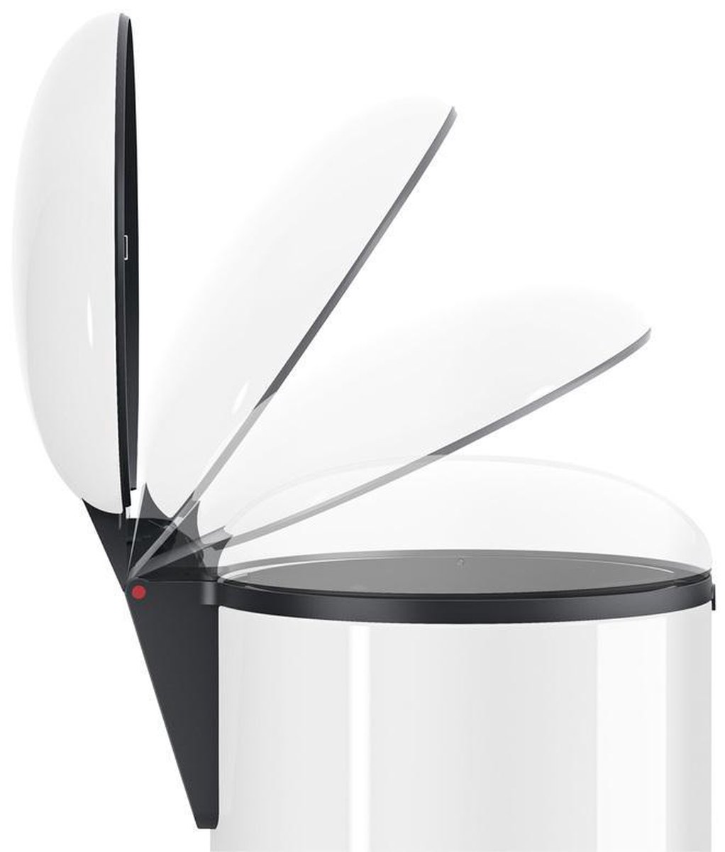 Hailo Pedaalemmer Harmony L 20 L Zilverkleurig - Silver