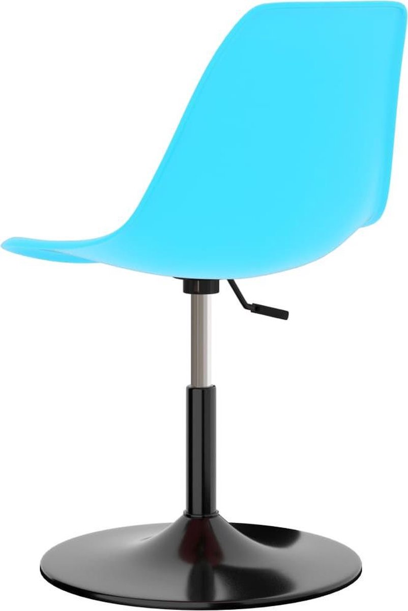 Vidaxl Eetkamerstoelen Draaibaar 2 St Pp - Blauw