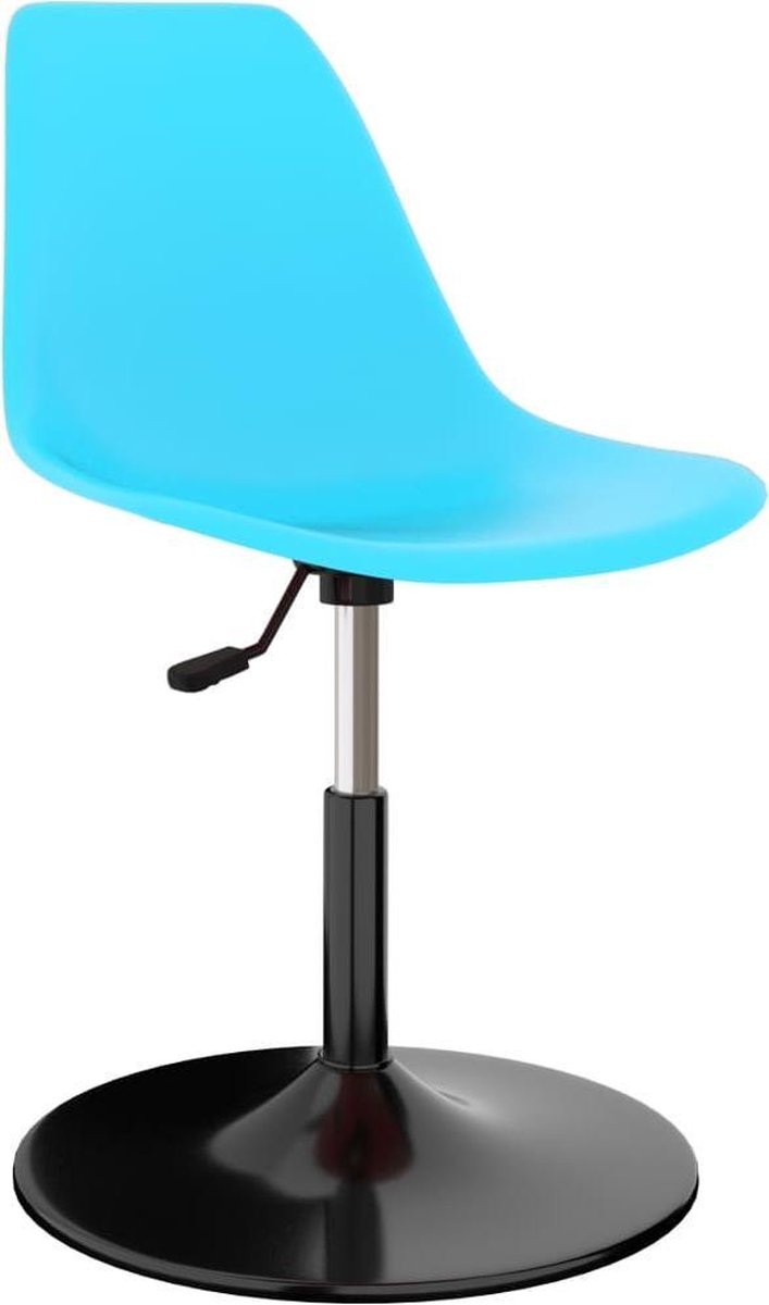 Vidaxl Eetkamerstoelen Draaibaar 2 St Pp - Blauw