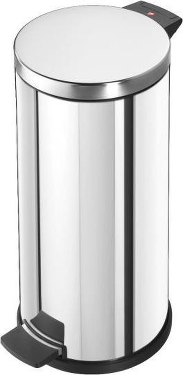 Hailo Pedaalemmer Met Gegalvaniseerde Binnenemmer Solid L 18 L Rvs - Silver