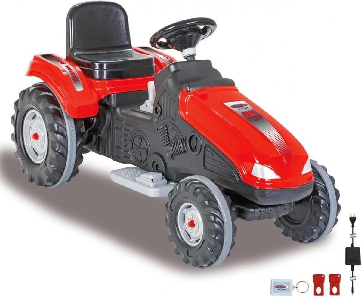 Jamara Tractor Ride On Big Wheel 12 V Junior 114 X 53 Cm - Rood