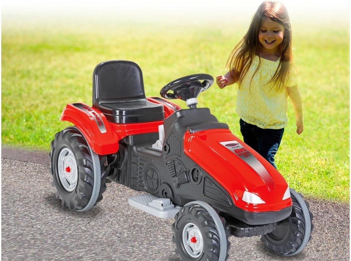 Jamara Tractor Ride On Big Wheel 12 V Junior 114 X 53 Cm - Rood