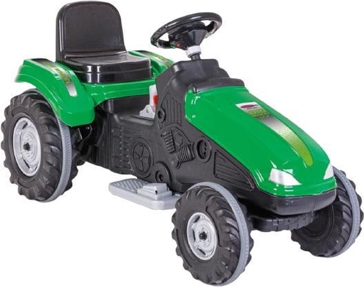 Jamara Tractor Ride On Big Wheel 12 V Junior 114 X 53 Cm - Groen