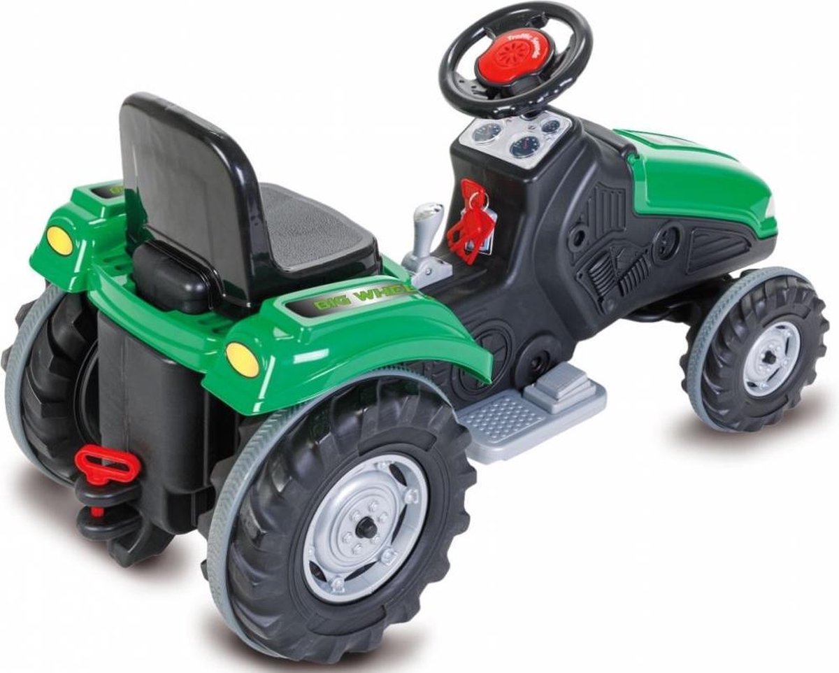 Jamara Tractor Ride On Big Wheel 12 V Junior 114 X 53 Cm - Groen
