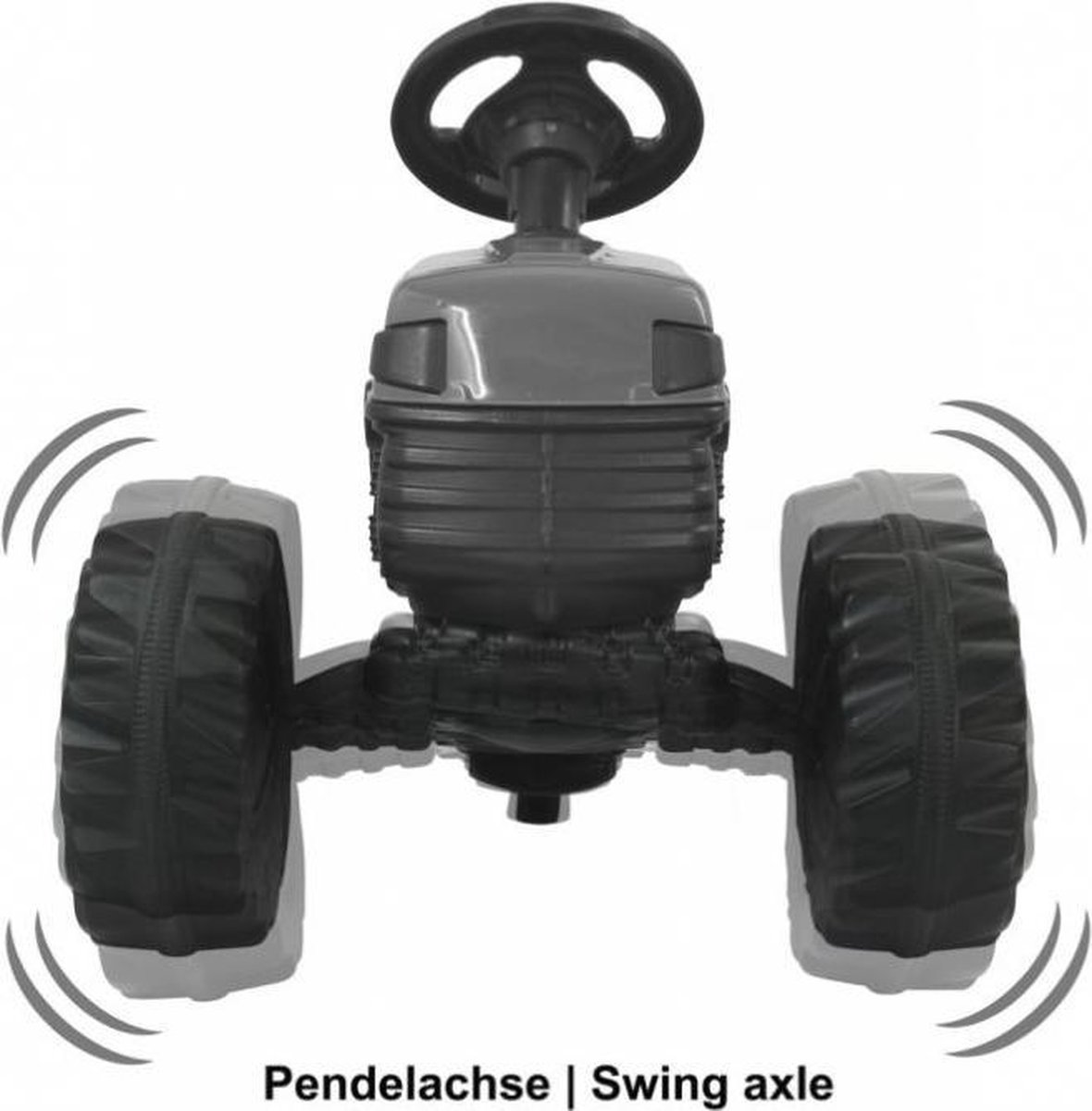 Jamara Tractor Ride On Big Wheel 12 V Junior 114 X 53 Cm - Groen