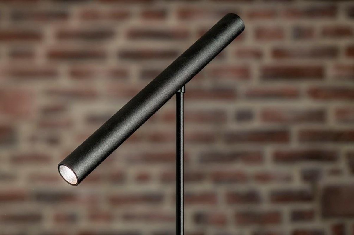 Lamponline Vloerlamp Harper H 140 Cm Sensor Dimmer - Zwart