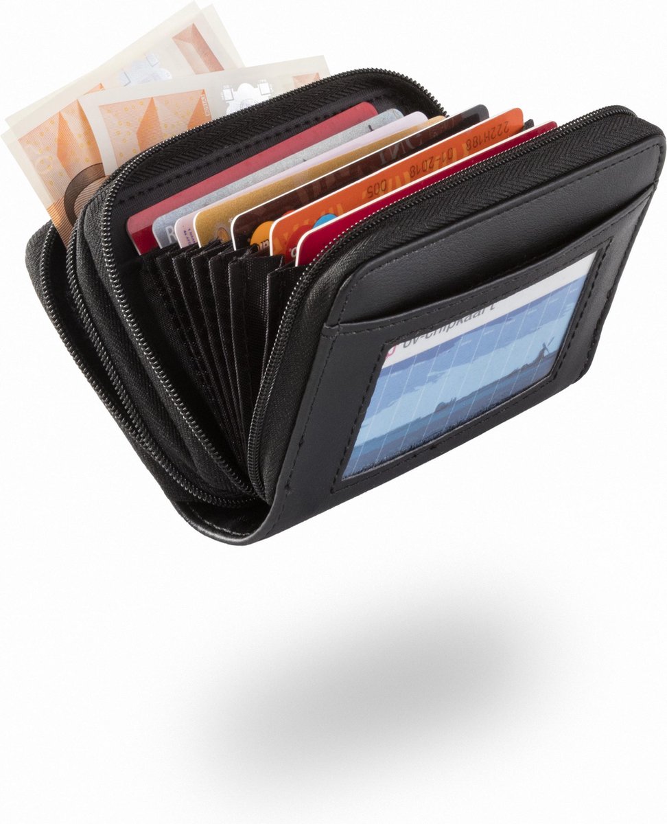 Rrj Safe Wallet 2.0 - Pasjes Houder 36 Pasjes - Rfid Blocking