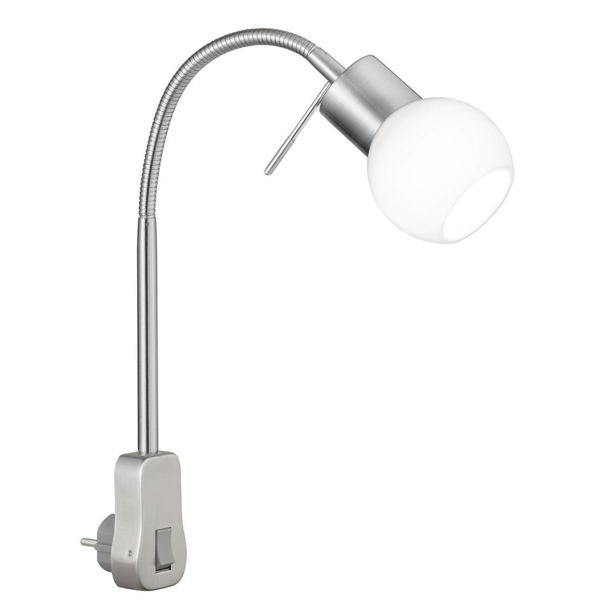 TRIO Wandlamp Fred Led 4 X 40 Cm Staal/glas Zilver/matwit - Silver