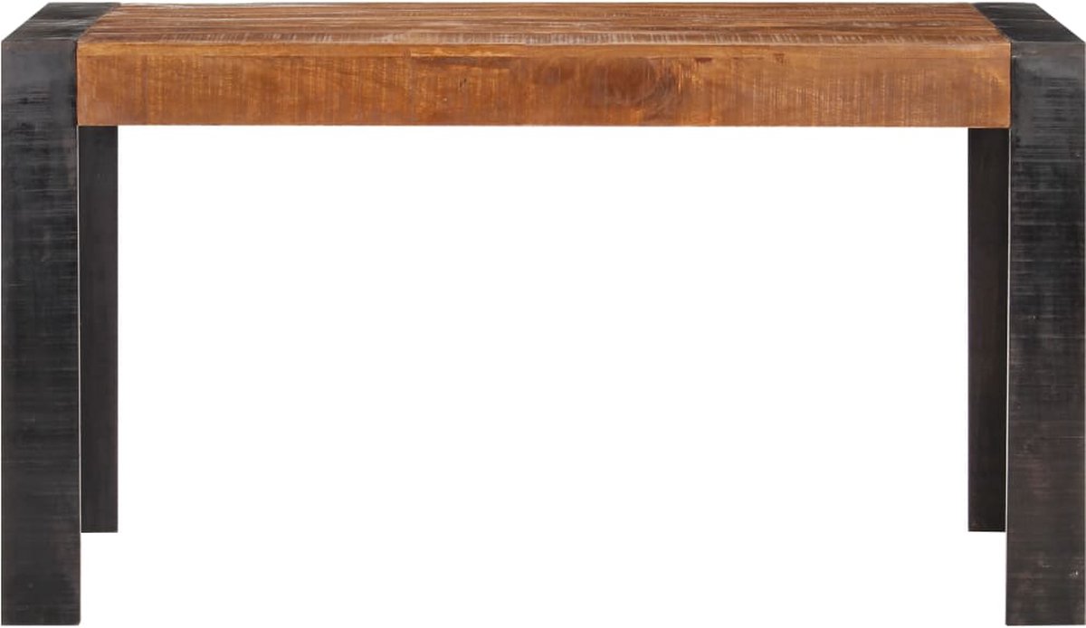 Vidaxl Eettafel 140x70x76 Cm Massief Ruw Mangohout - Marrón