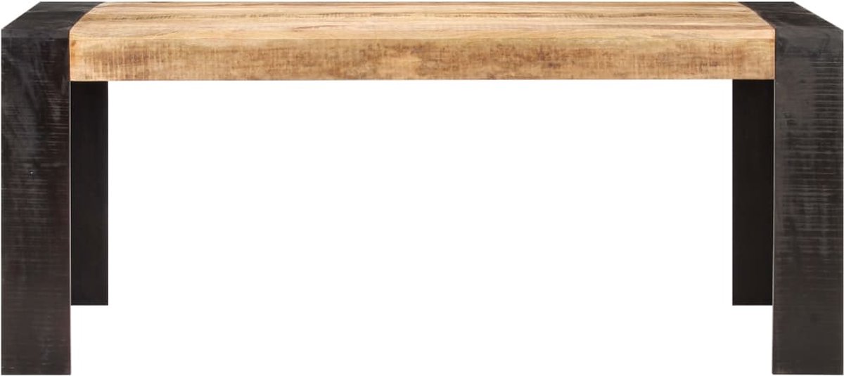 Vidaxl Eettafel 180x90x76 Cm Massief Mangohout - Bruin