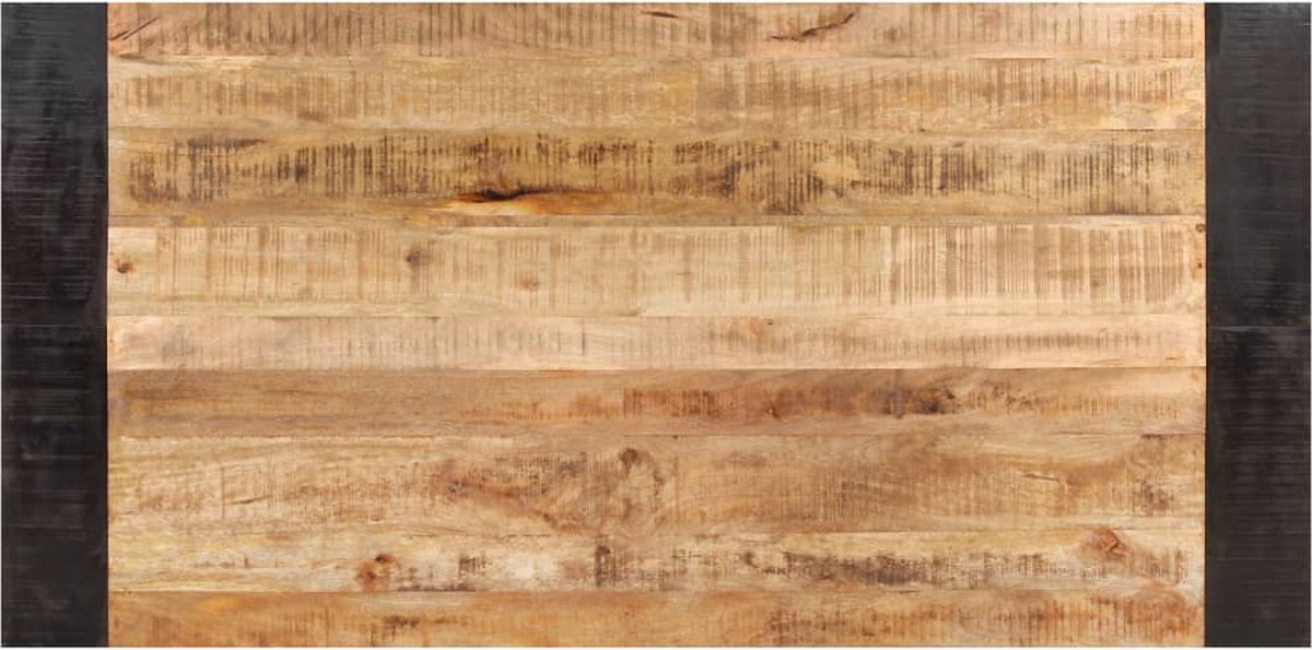 Vidaxl Eettafel 180x90x76 Cm Massief Mangohout - Bruin