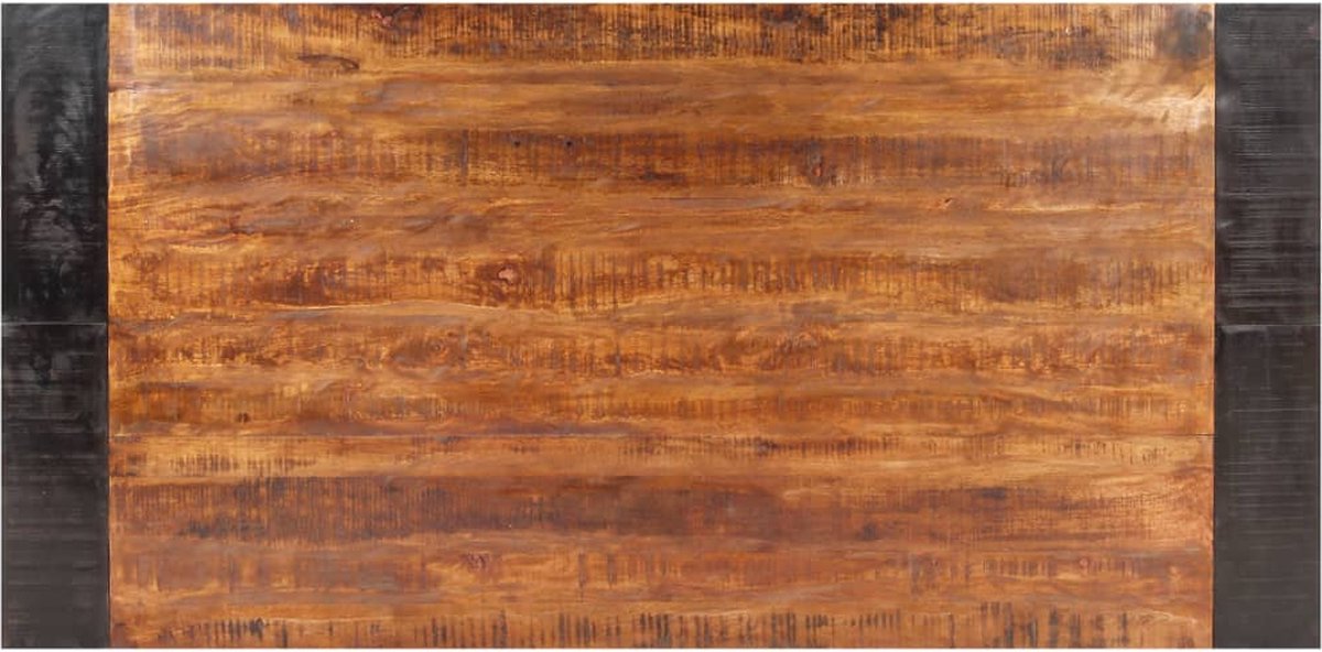 Vidaxl Eettafel 180x90x76 Cm Massief Mangohout - Bruin