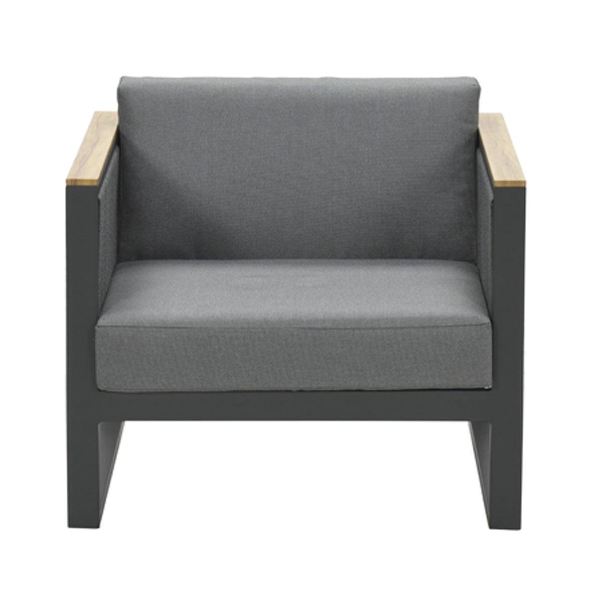 Garden Impressions Pablo Lounge Tuinstoel - Donker - Grijs