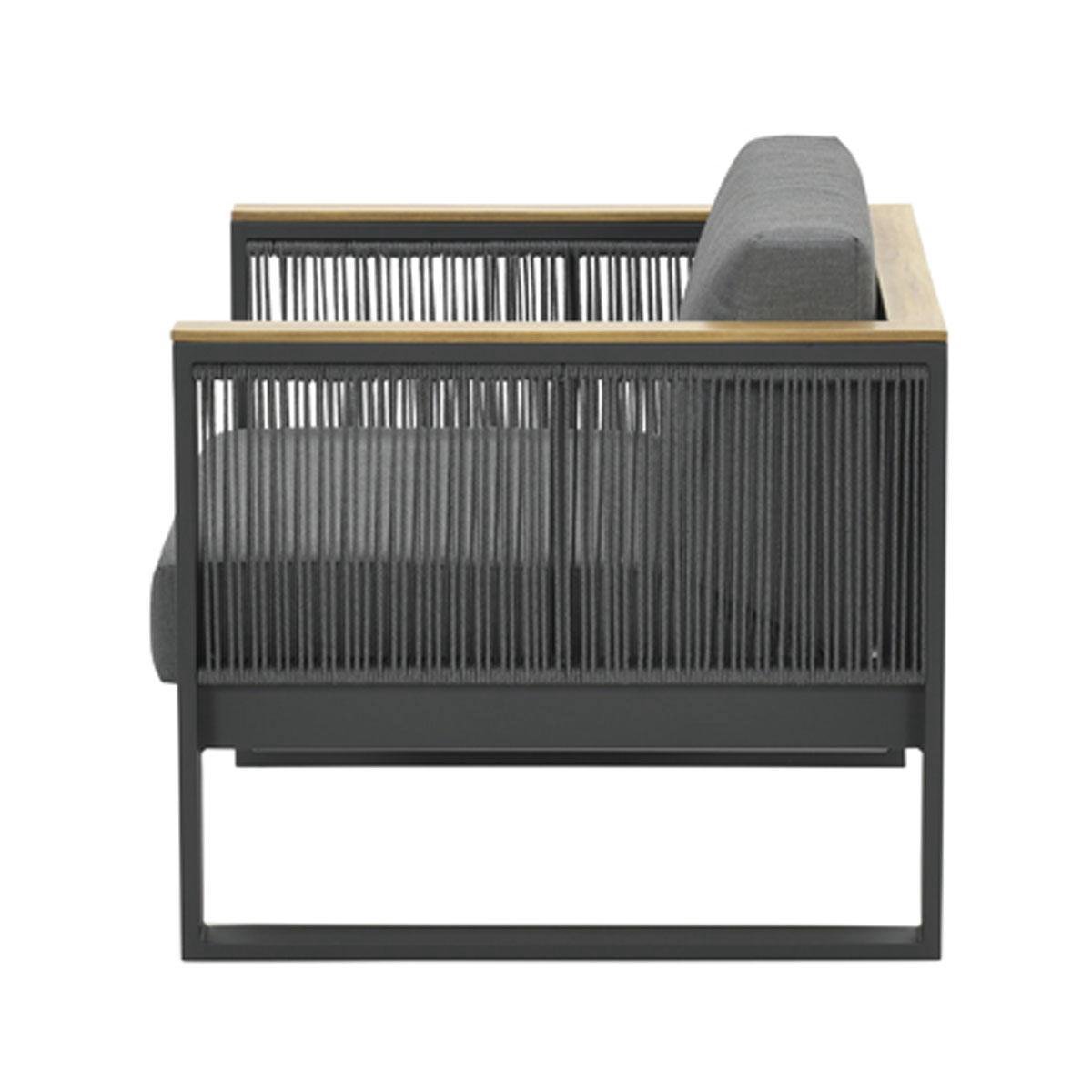 Garden Impressions Pablo Lounge Tuinstoel - Donker - Grijs