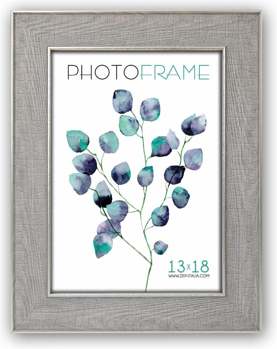 Zep - Fotolijst Royale Grey Voor Foto Formaat 20x30 - Ry23g - Grijs