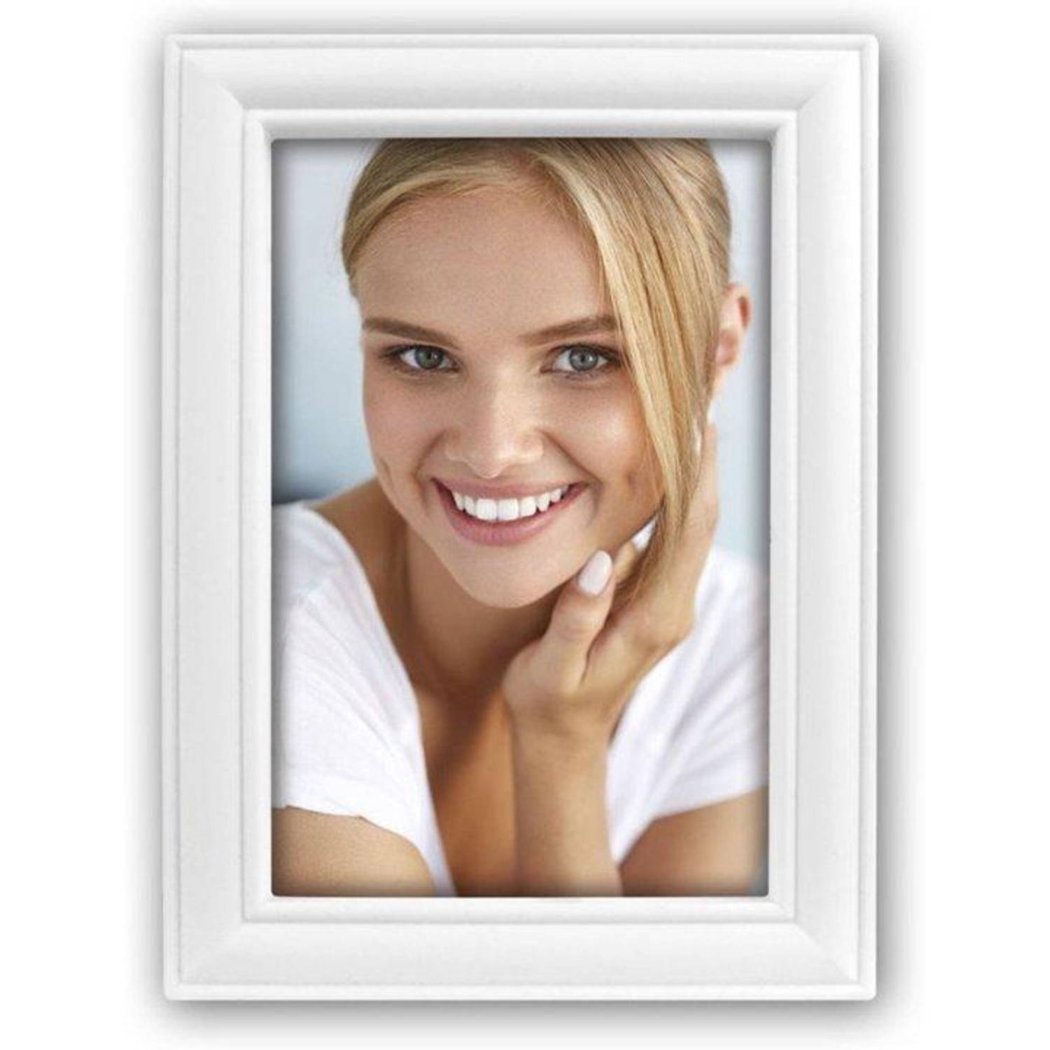 Zep - Classic Fotolijst Albacete White Voor Foto Formaat 13x18 - H857w - Wit