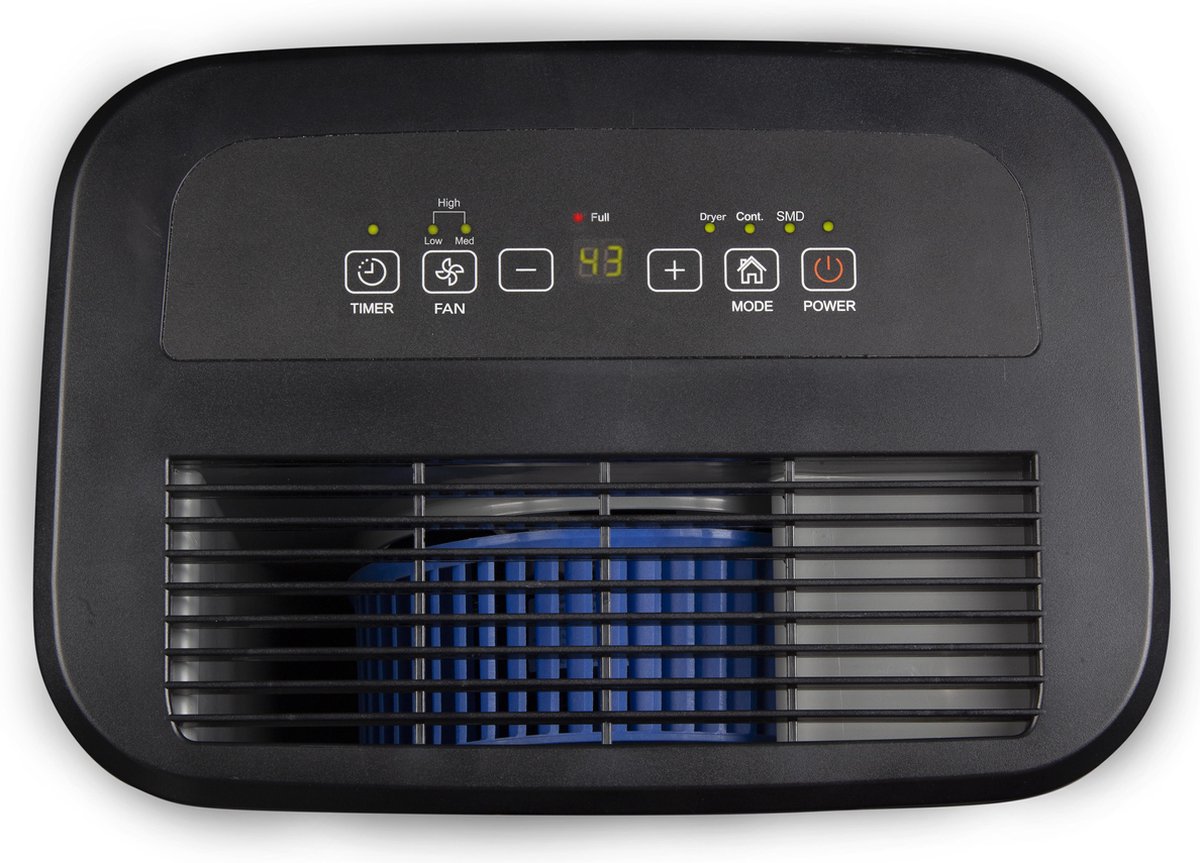 Domo Do343dh - Luchtontvochtiger - Led Display - 75m2 - - Wit