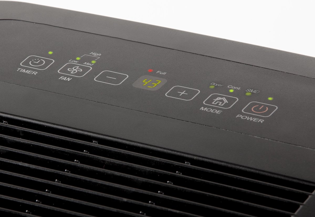 Domo Do343dh - Luchtontvochtiger - Led Display - 75m2 - - Wit