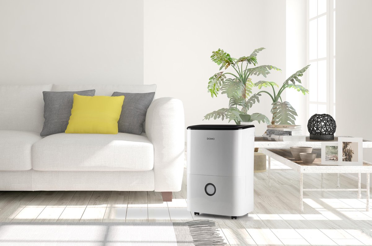 Domo Do343dh - Luchtontvochtiger - Led Display - 75m2 - - Wit