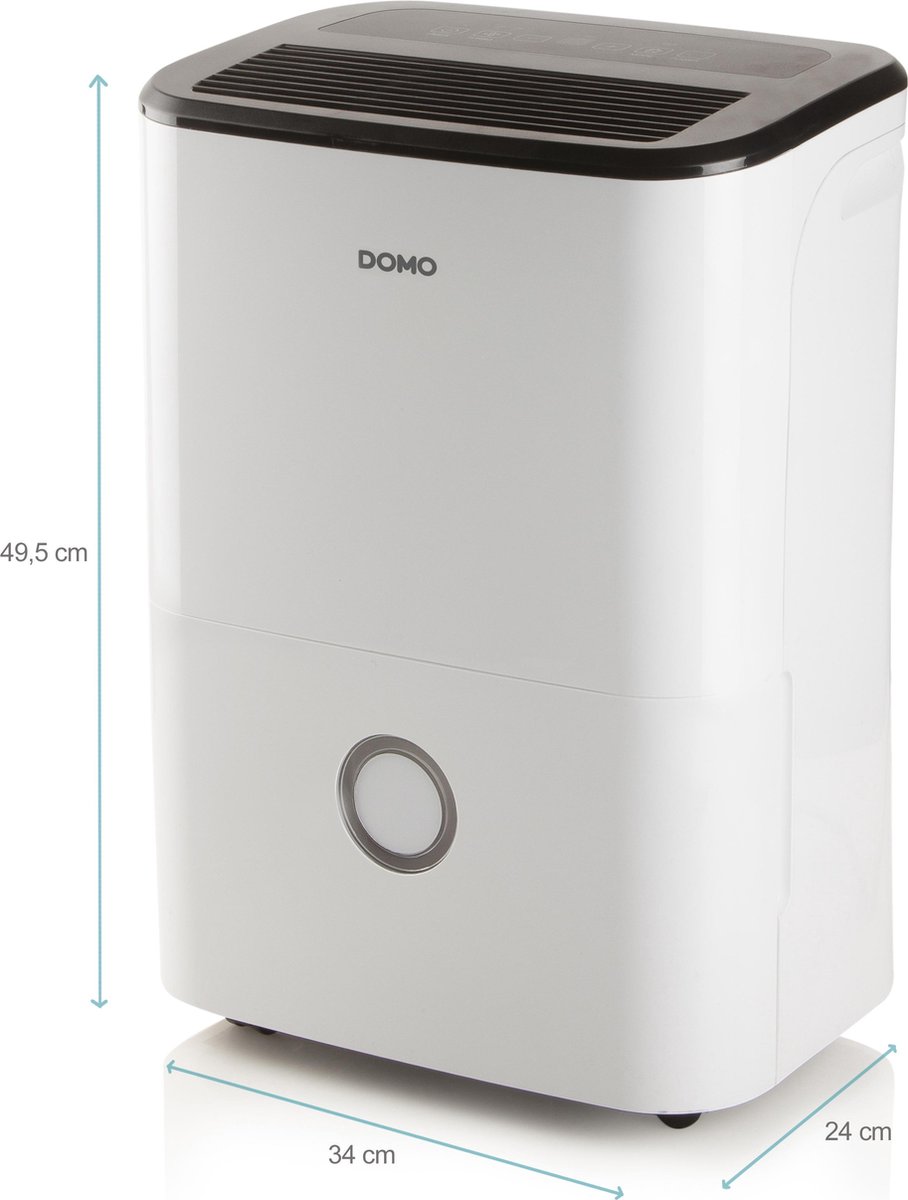 Domo Do343dh - Luchtontvochtiger - Led Display - 75m2 - - Wit