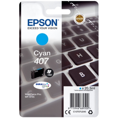 Epson Inktpatroon cyaan, 1.900 pagina's T07U240 Replace: N/A