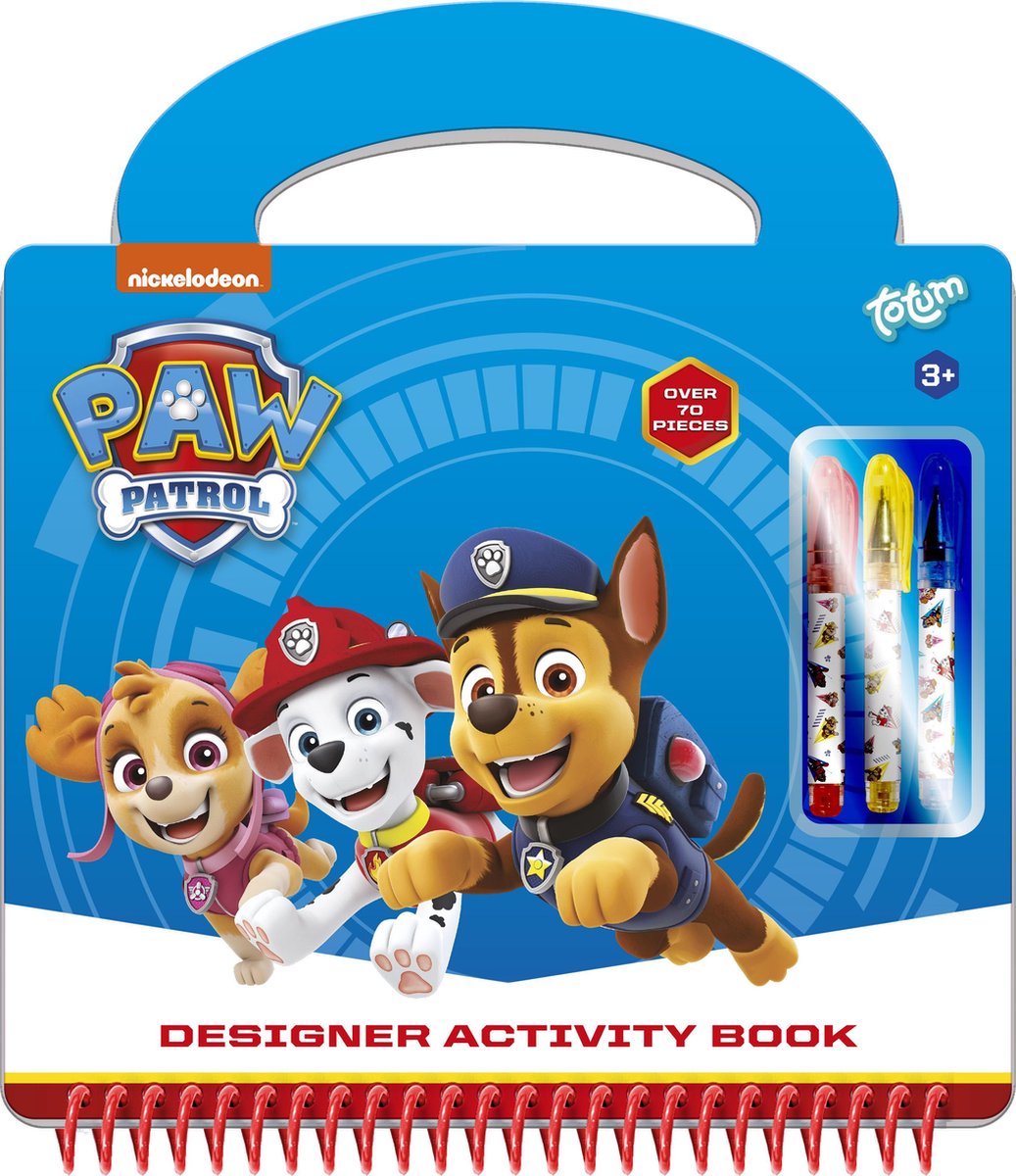 Nickelodeon Activiteitenboek Paw Patrol Karton 5-delig - Blauw